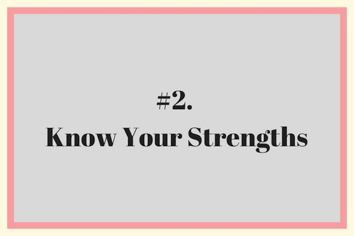 Know Your Strengths
